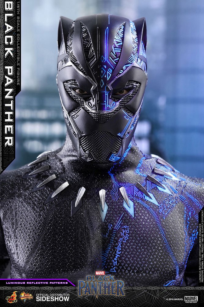 Hot Toys Black Panther Movie Masterpiece Action Figure 1/6 Black Panther 31 cm