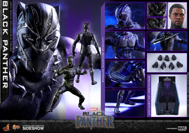 Hot Toys Black Panther Movie Masterpiece Action Figure 1/6 Black Panther 31 cm