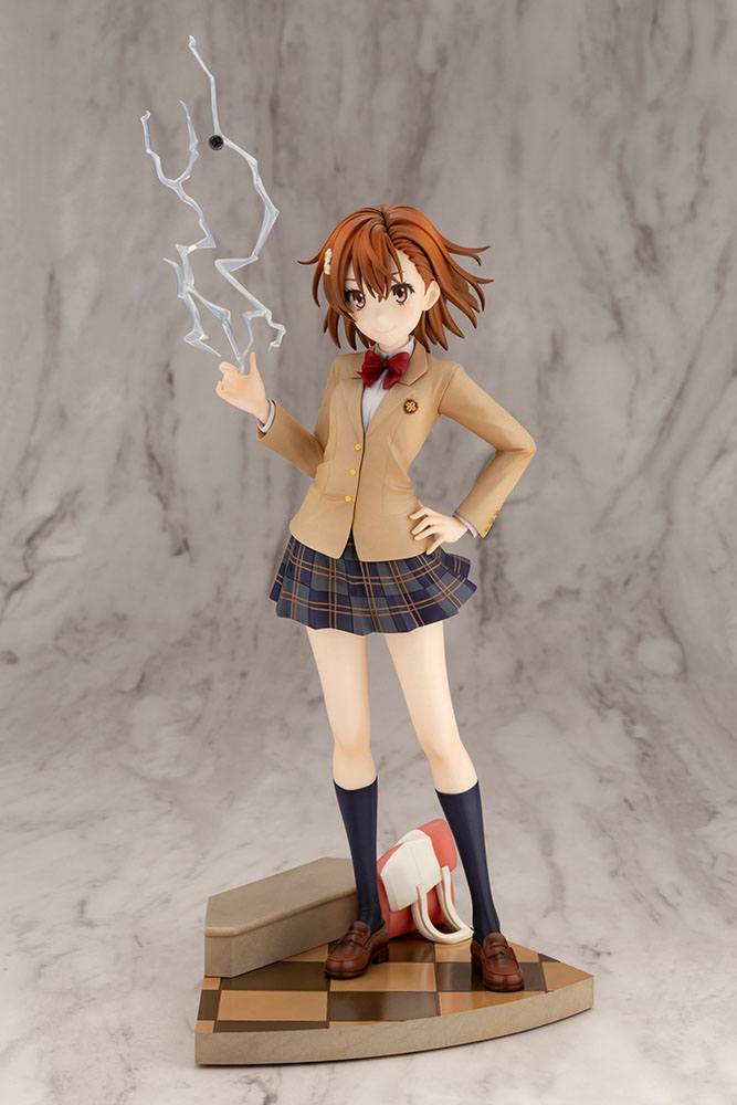 A Certain Scientific Railgun T PVC Statue 1/7 Misaka Mikoto 15th Ann. Kotobukiya Luxury Ver. 30 cm