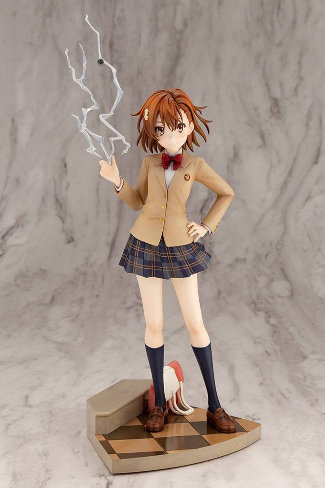 A Certain Scientific Railgun T PVC Statue 1/7 Misaka Mikoto 15th Ann. Kotobukiya Luxury Ver. 30 cm