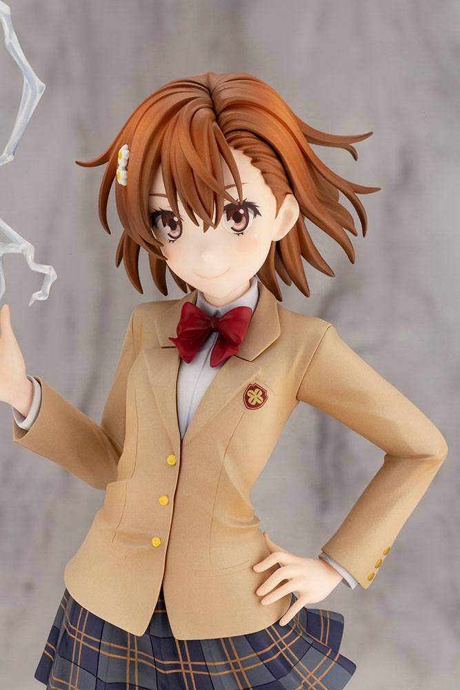 A Certain Scientific Railgun T PVC Statue 1/7 Misaka Mikoto 15th Ann. Kotobukiya Luxury Ver. 30 cm