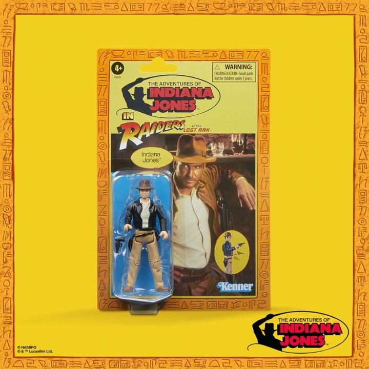 Indiana Jones Retro Collection: Raiders of the Lost Ark Action Figure Indiana Jones 10 cm