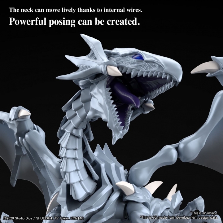 YU-GI-OH FIGURE RISE AMPLIFIED BLUE EYES WHITE DRAGON 13 cm