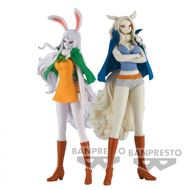 One Piece: DXF The Grandline Lady - PVC Statue Wanokuni Vol. 9-10 Carrot / Wanda 16-17 cm