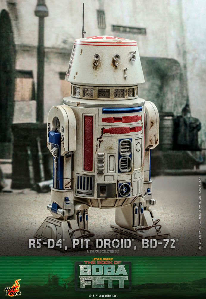 Star Wars The Mandalorian Action Figures 1/6 R5-D4,Pit Droid,& BD-72