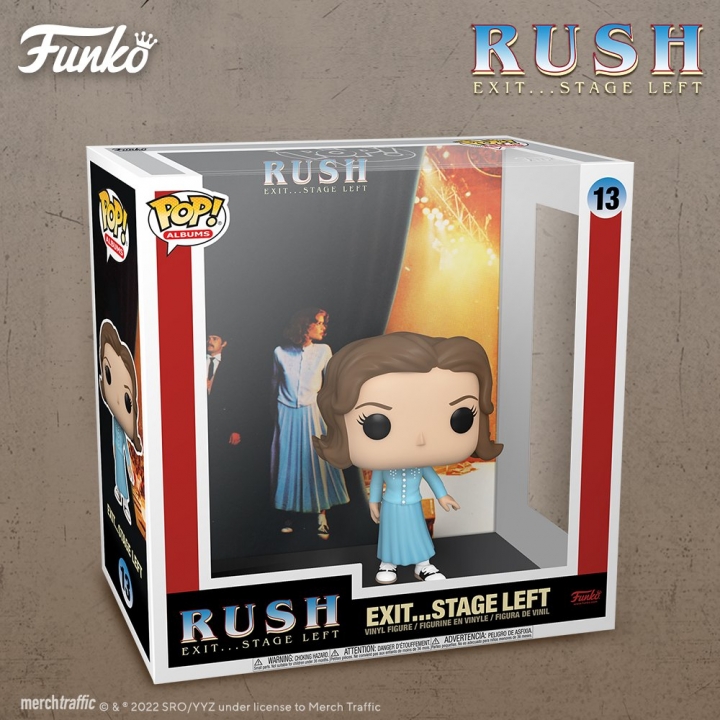 Rush POP! Albums Vinyl Figure Exit Stage Left 9 cm