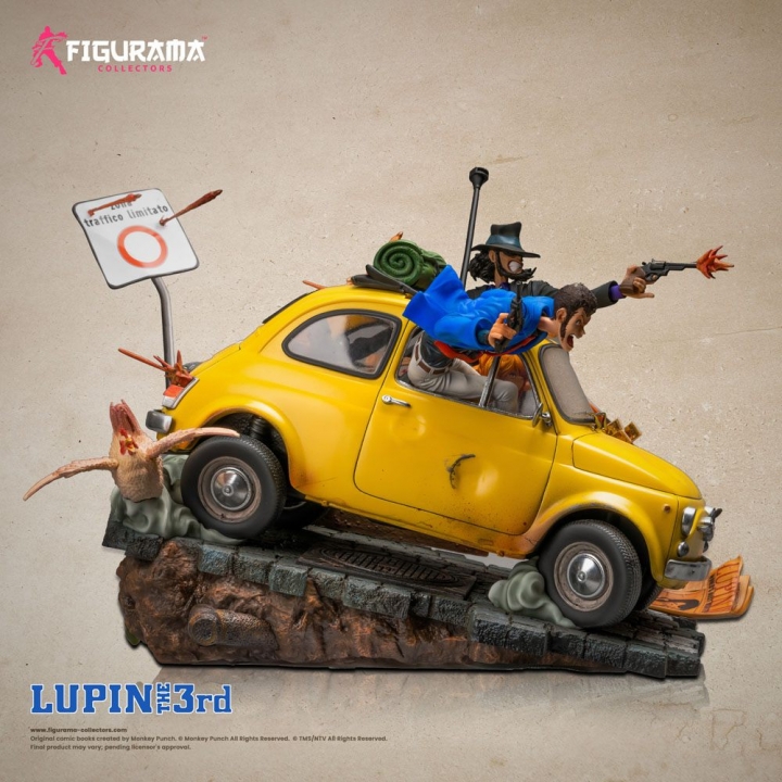 Lupin III Elite Diorama Statue 1/8 Lupin,Jigen & Fujiko 31 cm