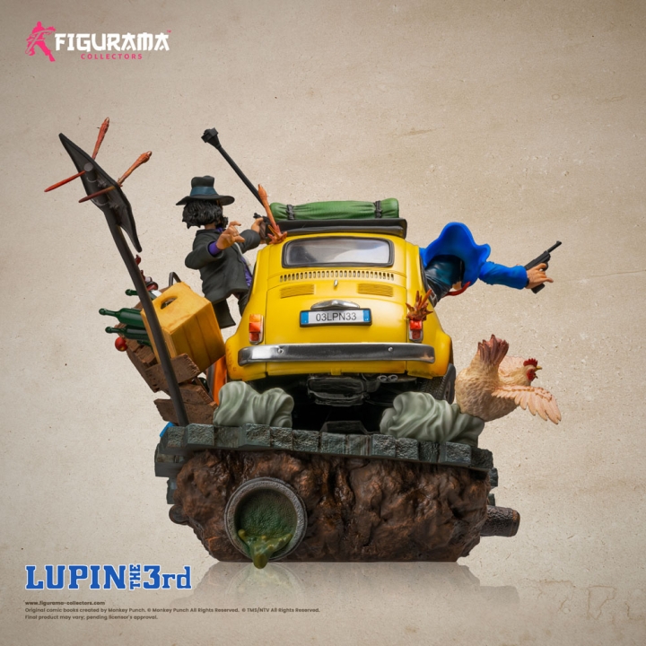 Lupin III Elite Diorama Statue 1/8 Lupin,Jigen & Fujiko 31 cm