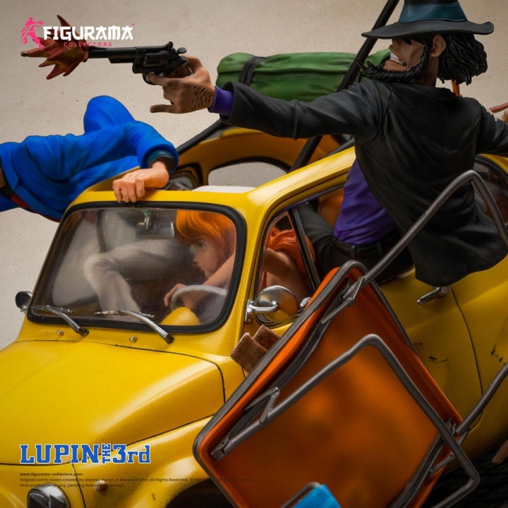 Lupin III Elite Diorama Statue 1/8 Lupin,Jigen & Fujiko 31 cm