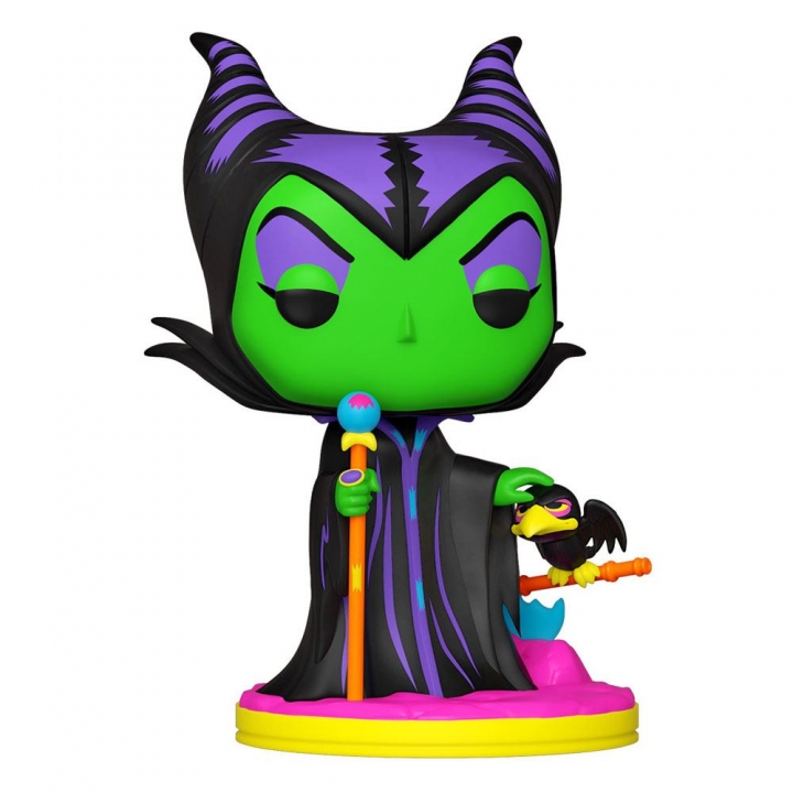 Disney Villains POP! Vinyl Figure Maleficent / Dr. Facillier / Captain Hook Blacklight 9 cm