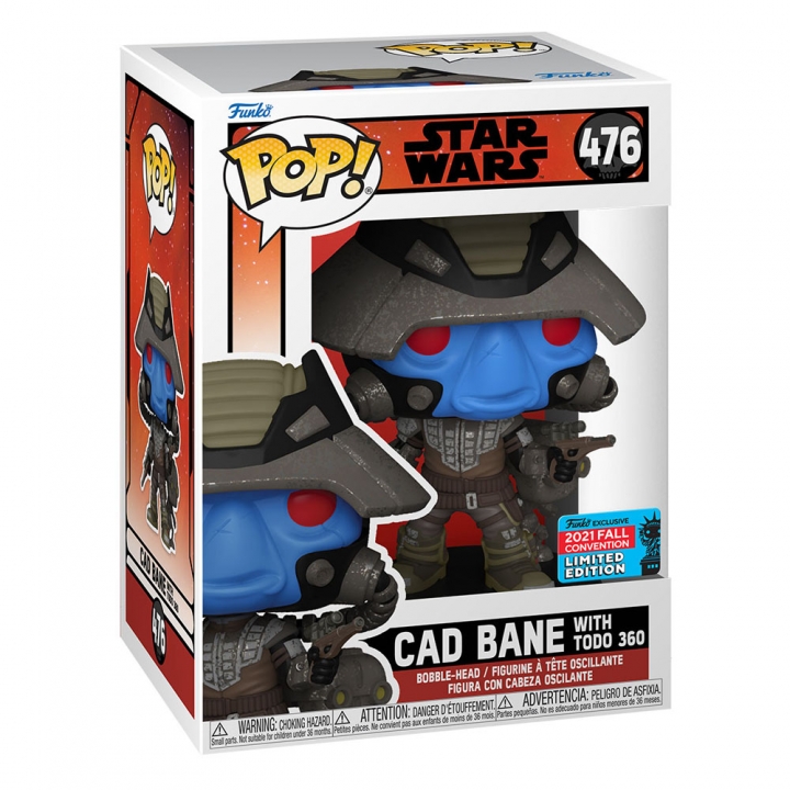 Star Wars POP! Vinyl Figure Cad Bane w/ Todo (NYCC/Fall Con.) 9 cm