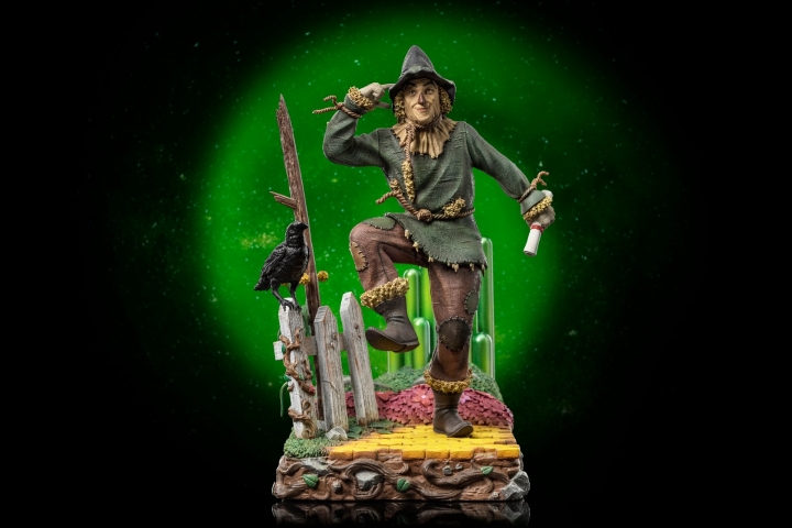 The Wizard of Oz: 1:10 Scale Statue Cowardly Lion Deluxe / Scarecrow Deluxe 21 cm