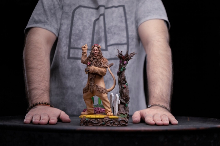 The Wizard of Oz: 1:10 Scale Statue Cowardly Lion Deluxe / Scarecrow Deluxe 21 cm