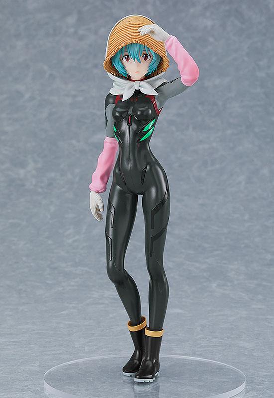 Rebuild of Evangelion Pop Up Parade PVC Statue Rei Ayanami Tentative Name Farming Ver. 17 cm