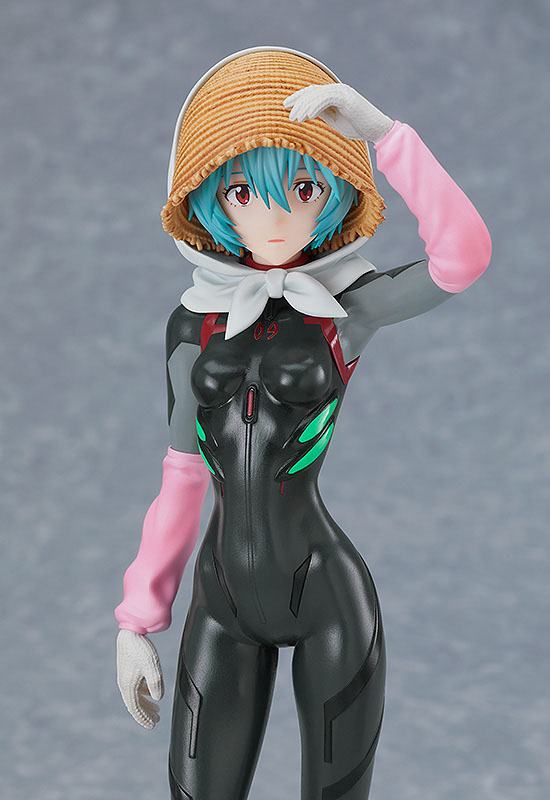 Rebuild of Evangelion Pop Up Parade PVC Statue Rei Ayanami Tentative Name Farming Ver. 17 cm