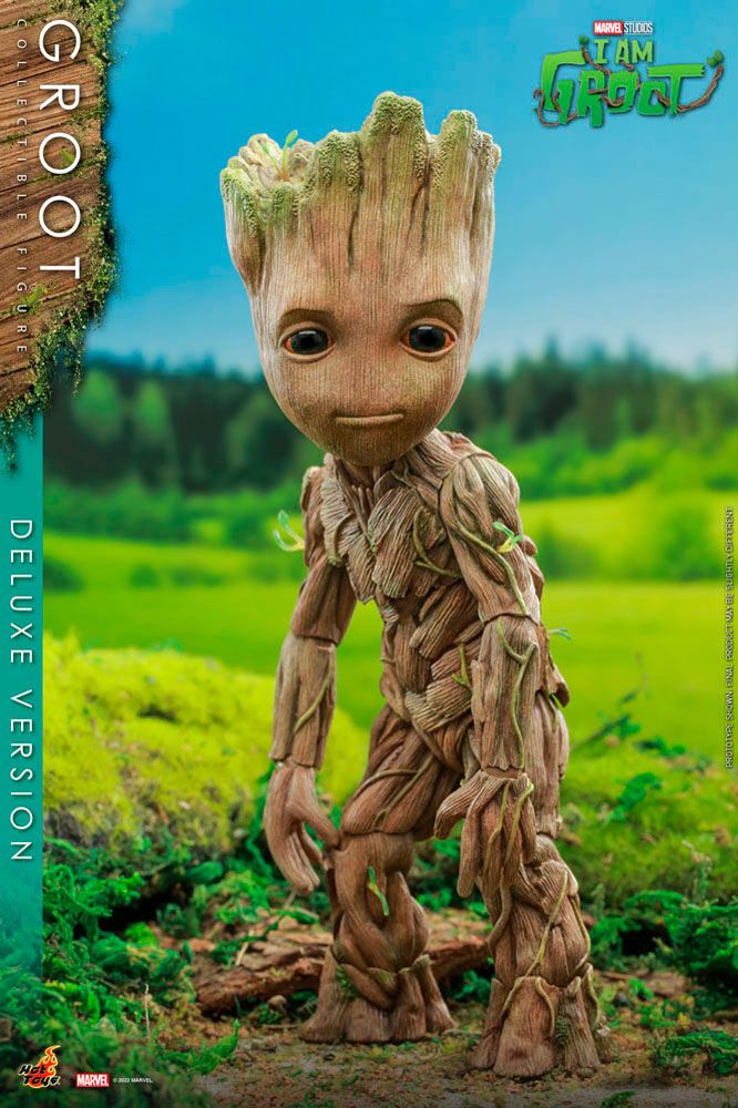 Hot Toys I Am Groot Action Figure Groot Deluxe Version 26 cm