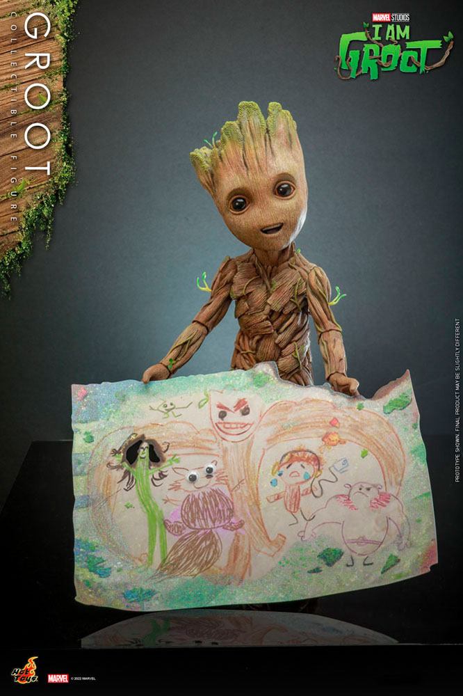 Hot Toys I Am Groot Action Figure Groot 26 cm