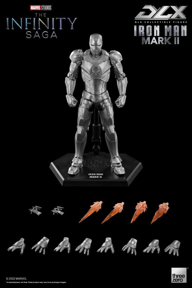 Infinity Saga DLX Action Figure 1/12 Iron Man Mark 2 17 cm