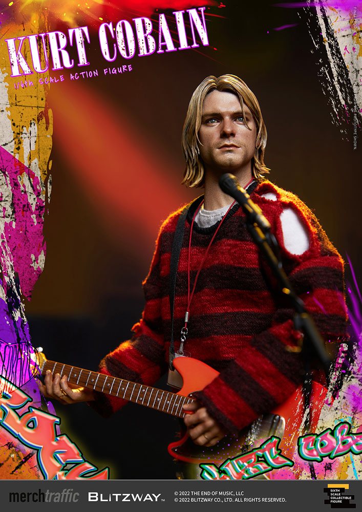 Kurt Cobain Action Figure 1/6 On Stage 32 cm