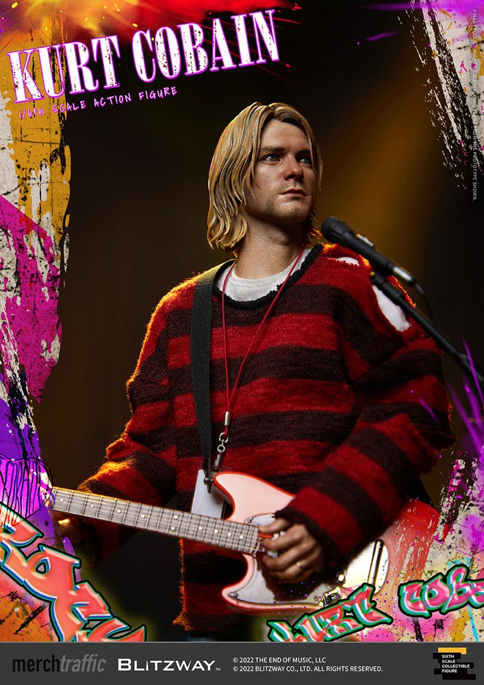 Kurt Cobain Action Figure 1/6 On Stage 32 cm