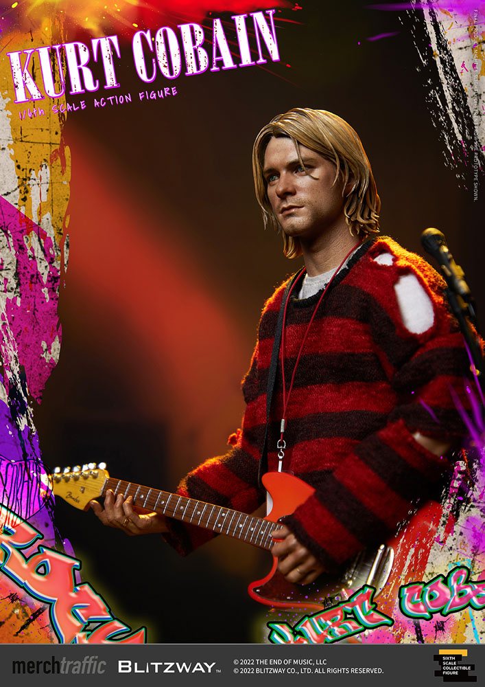 Kurt Cobain Action Figure 1/6 On Stage 32 cm