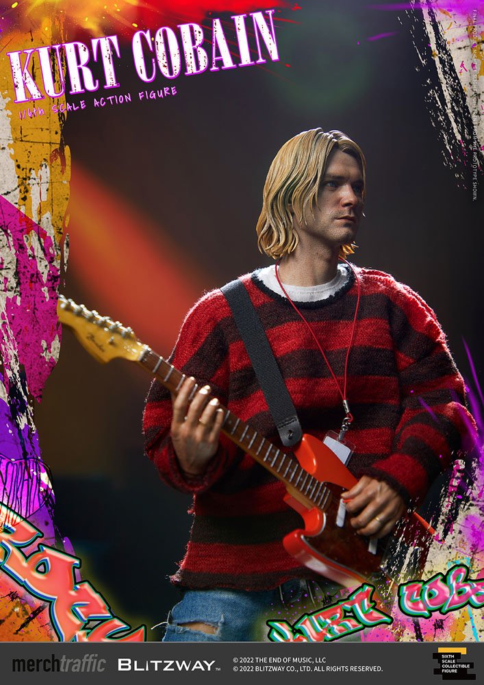 Kurt Cobain Action Figure 1/6 On Stage 32 cm