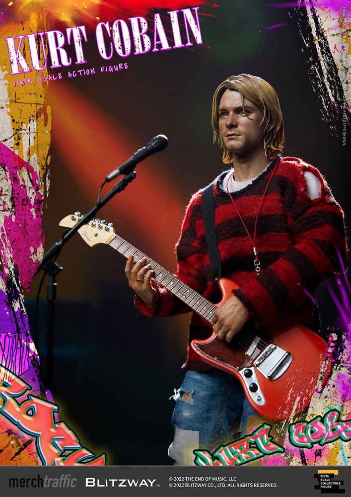 Kurt Cobain Action Figure 1/6 On Stage 32 cm