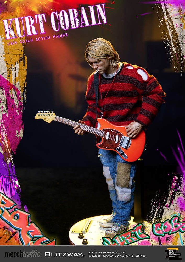 Kurt Cobain Action Figure 1/6 On Stage 32 cm