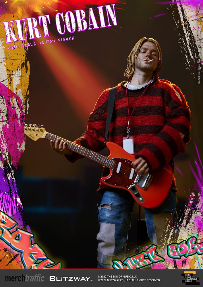 Kurt Cobain Action Figure 1/6 On Stage 32 cm