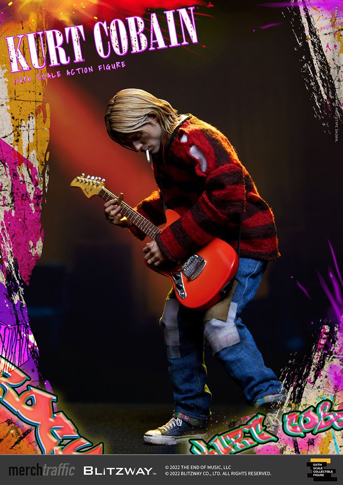 Kurt Cobain Action Figure 1/6 On Stage 32 cm