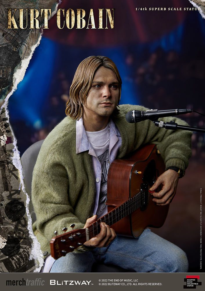 Kurt Cobain Superb Scale Statue 1/4 Unplugged 37 cm