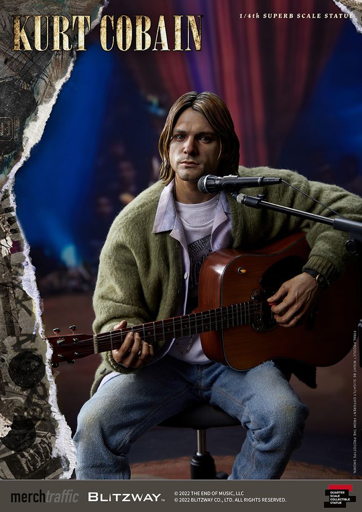 Kurt Cobain Superb Scale Statue 1/4 Unplugged 37 cm