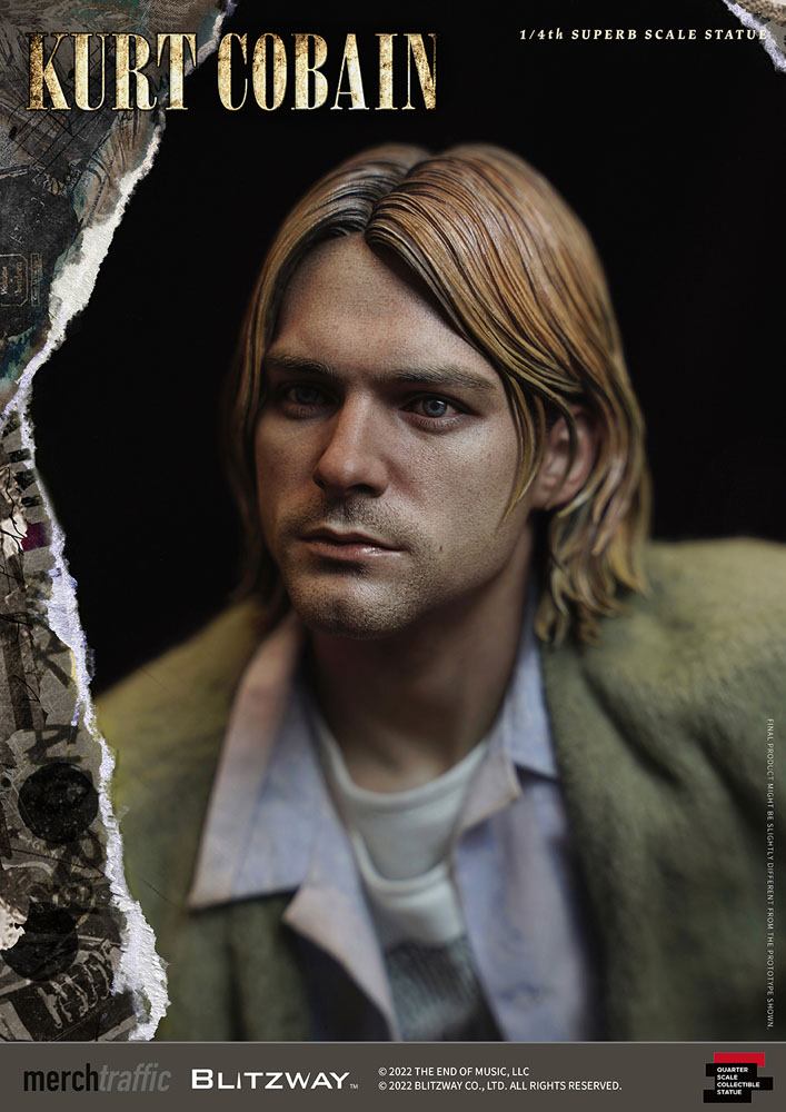 Kurt Cobain Superb Scale Statue 1/4 Unplugged 37 cm