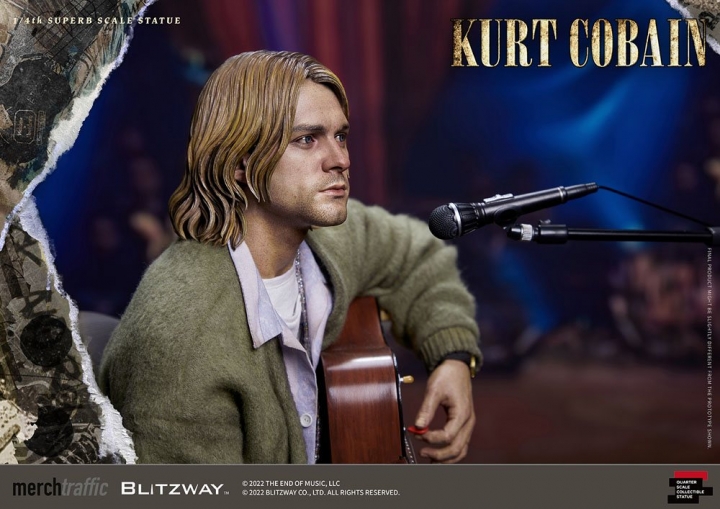 Kurt Cobain Superb Scale Statue 1/4 Unplugged 37 cm