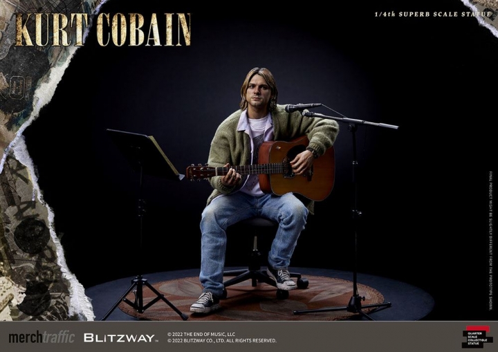 Kurt Cobain Superb Scale Statue 1/4 Unplugged 37 cm