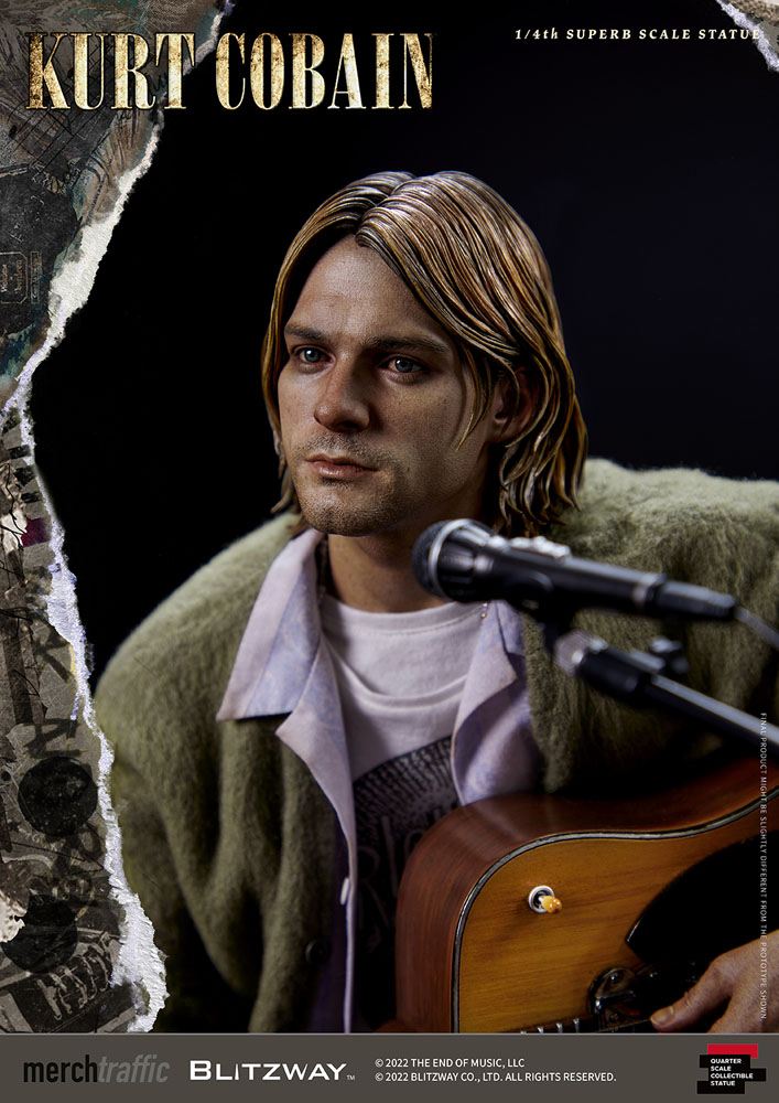 Kurt Cobain Superb Scale Statue 1/4 Unplugged 37 cm