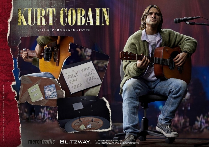 Kurt Cobain Superb Scale Statue 1/4 Unplugged 37 cm