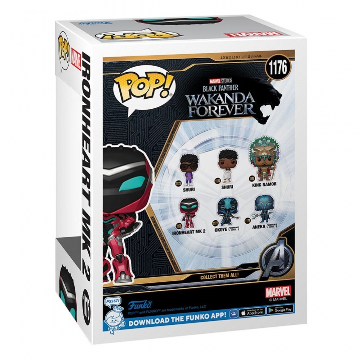 Black Panther: Wakanda Forever POP! Marvel Vinyl Figure Ironheart MK 2 9 cm