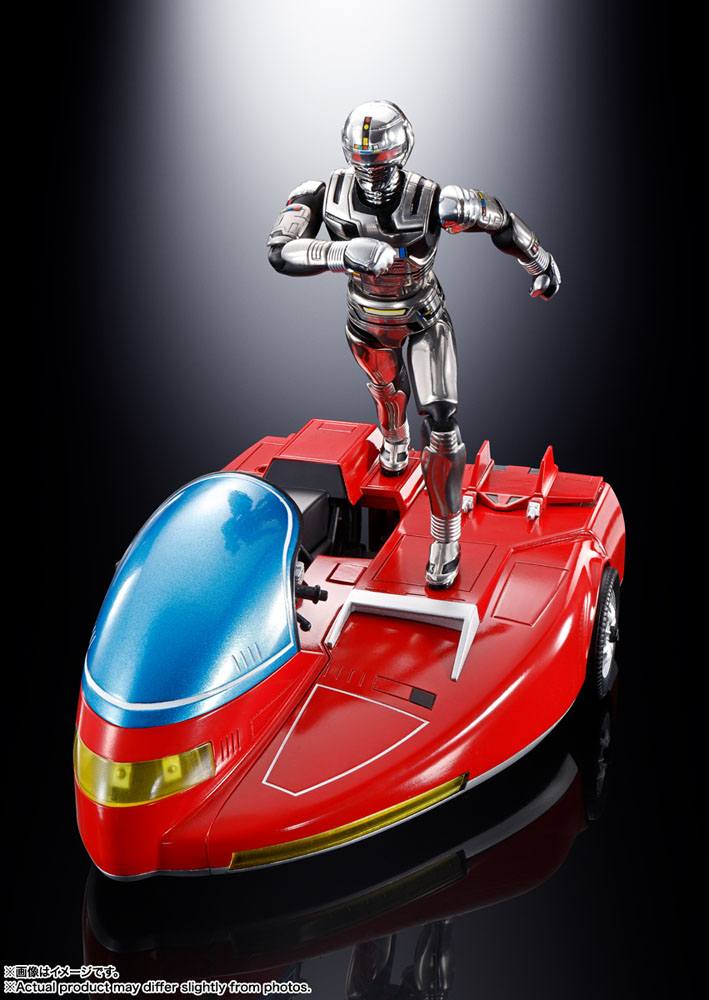 Space Sheriff Gavan Chogokin Diecast Action Figure Space Sheriff Gavan & Sybarian 10 cm