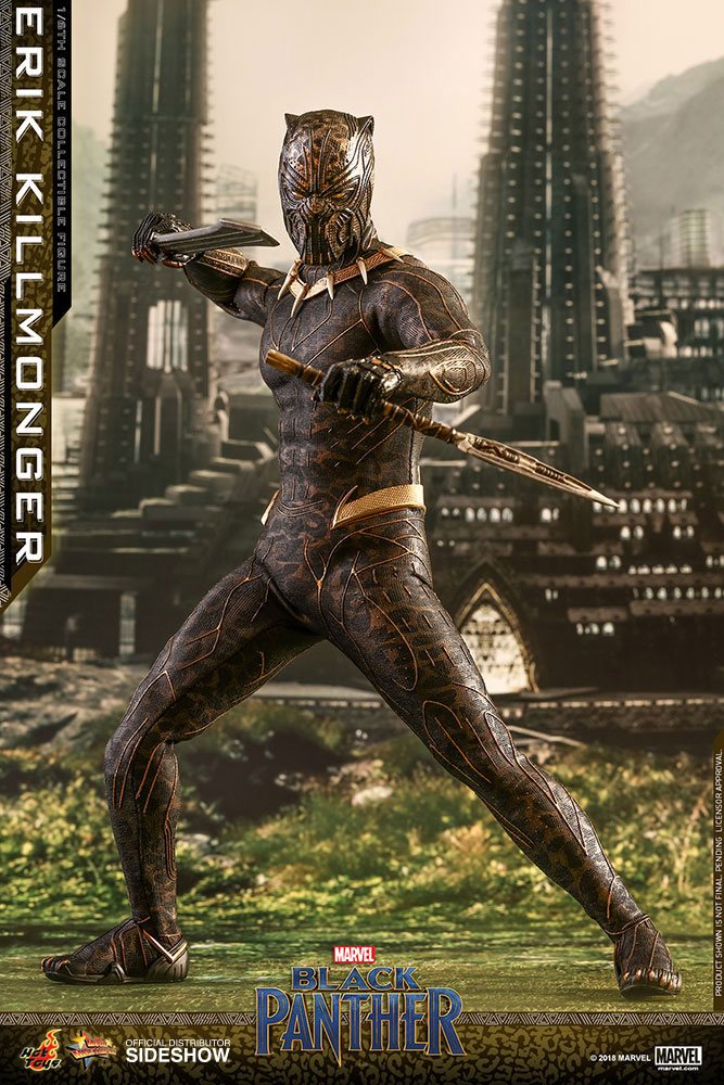 Hot Toys Black Panther Movie Masterpiece Action Figure 1/6 Erik Killmonger 31 cm