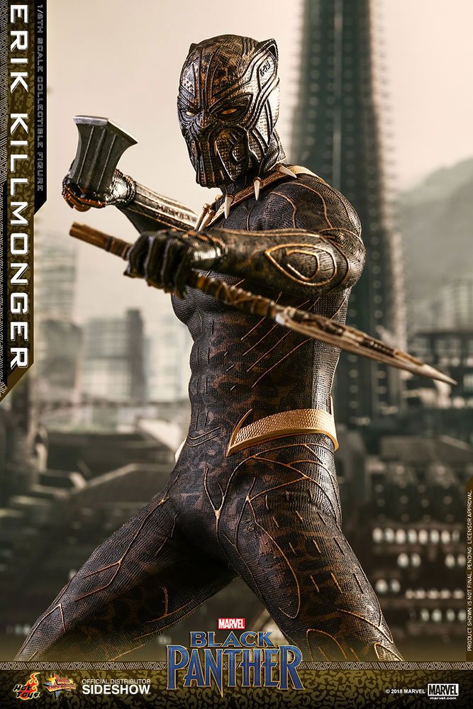 Hot Toys Black Panther Movie Masterpiece Action Figure 1/6 Erik Killmonger 31 cm