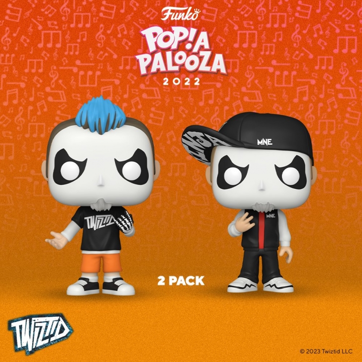 Twiztid POP! Rocks Vinyl Figures 2-Pack Jamie Madrox & Monoxide 9 cm