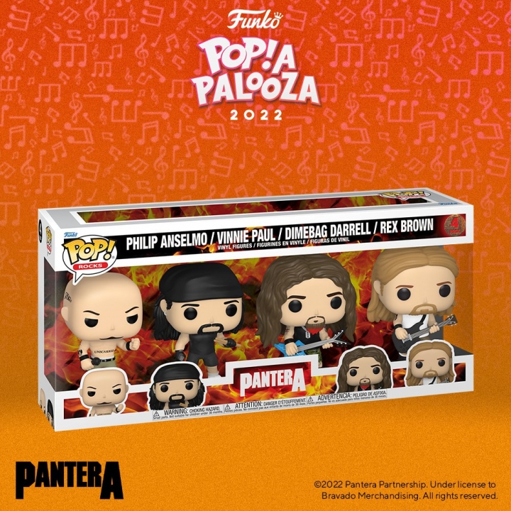 Pantera POP! Rocks Vinyl Figure 4-Pack 9 cm