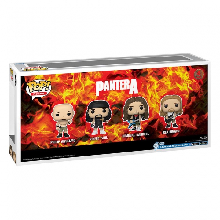 Pantera POP! Rocks Vinyl Figure 4-Pack 9 cm