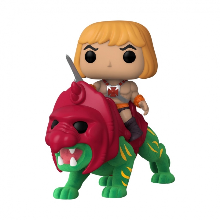 Pop! Ride Deluxe: Masters of the Universe - He-Man on Battle Cat Flocked