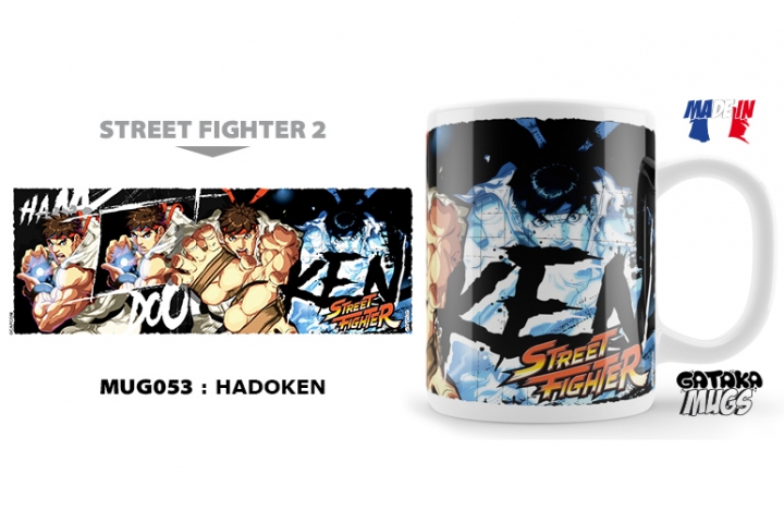 STREET FIGHTER HADOKEN MUG TAZZA