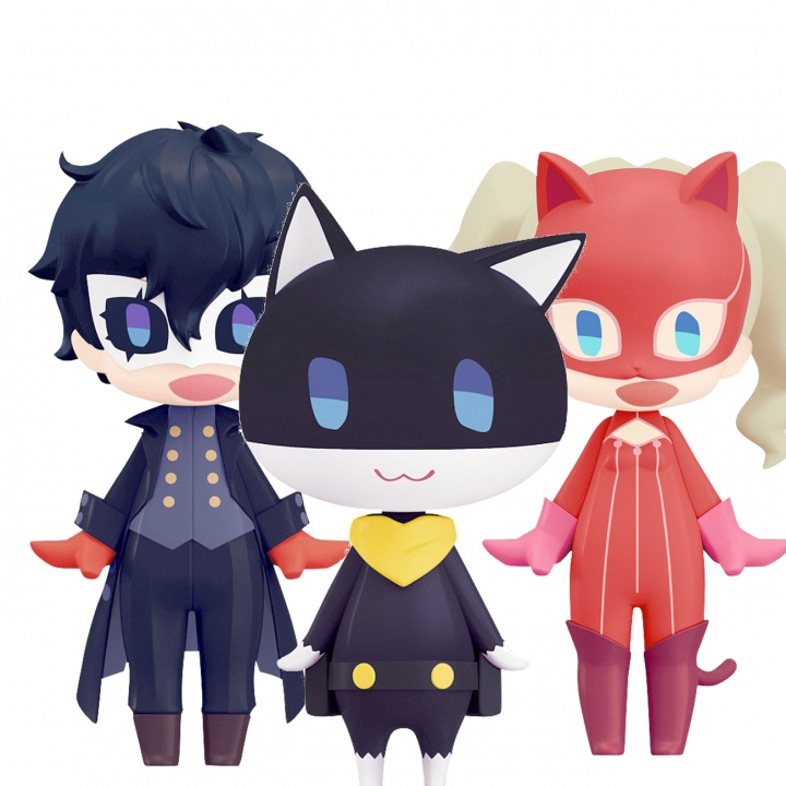 Persona 5 Royal HELLO! GOOD SMILE Action Figure Morgana / Joker / Panther 10 cm