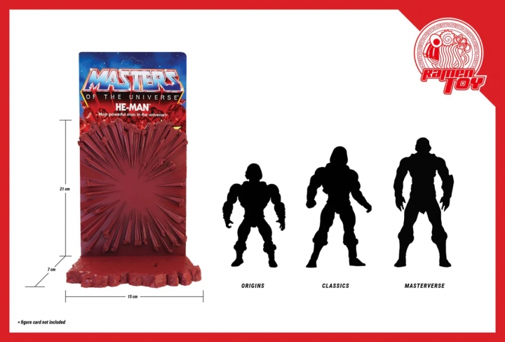 The Most Powerful Stand in the Universe Green/Red/Purple for MOTU Action Figure