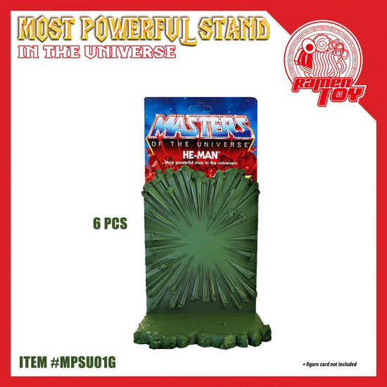 The Most Powerful Stand in the Universe Green/Red/Purple for MOTU Action Figure