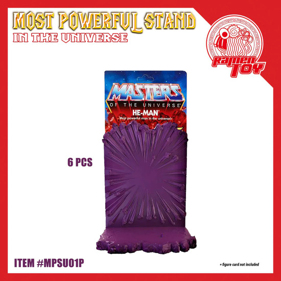 The Most Powerful Stand in the Universe Green/Red/Purple for MOTU Action Figure